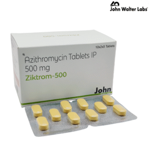 Ziktrom-500 (Azithromycin Tablets IP 500 mg) - John Walter Labs