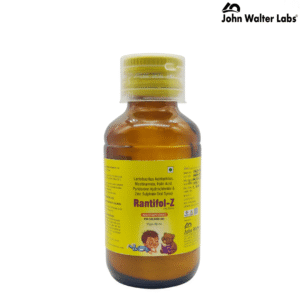 Rantifol-Z (Lactobacillus Acidophilus, Nicotinamide, Folic Acid. Pyridoxine Hydrochloride & Zinc Sulphate Oral Syrup) - John Walter Labs